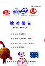 宜宾电力变压器检测报告